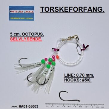 6A01-05003. 5 cm. OCTOPUS FORFANG.