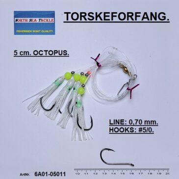 6A01-05011. 5 cm. OCTOPUS FORFANG.