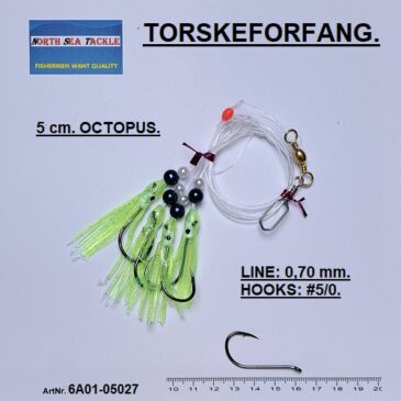 6A01-05027. 5 cm. OCTOPUS FORFANG.