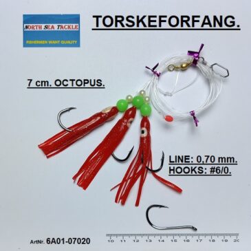 6A01-07020. 7 cm. OCTOPUS FORFANG