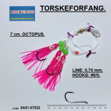 6A01-07022. 7 cm. OCTOPUS FORFANG