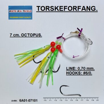 6A01-07101. 7 cm. OCTOPUS FORFANG
