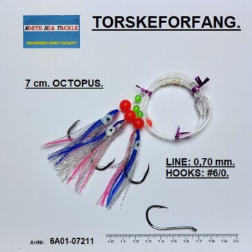 6A01-07211. 7 cm. OCTOPUS FORFANG