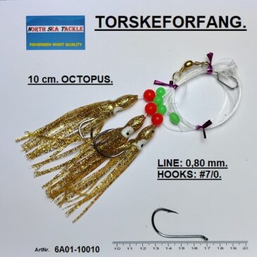 6A01-10010. 10 cm. OCTOPUS FORFANG.