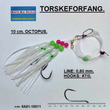 6A01-10011. 10 cm. OCTOPUS FORFANG