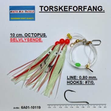 6A01-10119. 10 cm. OCTOPUS FORFANG