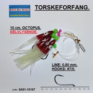6A01-10167. 10 cm. OCTOPUS FORFANG
