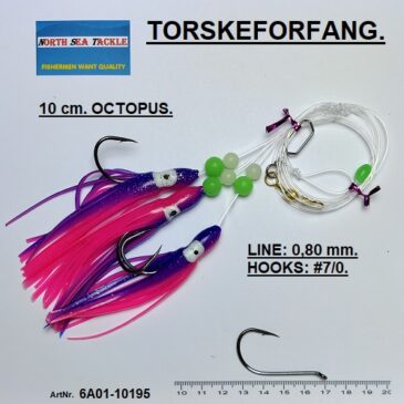 6A01-10195. 10 cm. OCTOPUS FORFANG