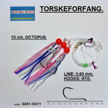6A01-10211. 10 cm. OCTOPUS FORFANG