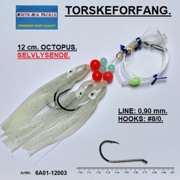 6A01-12003. 12 cm. OCTOPUS FORFANG