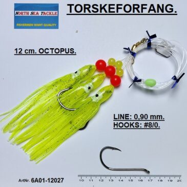 6A01-12027. 12 cm. OCTOPUS FORFANG