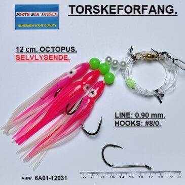 6A01-12031. 12 cm. OCTOPUS FORFANG