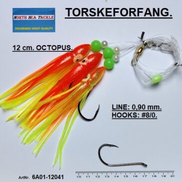 6A01-12041. 12 cm. OCTOPUS FORFANG