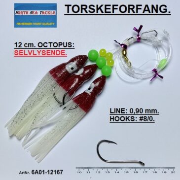 6A01-12167. 12 cm. OCTOPUS FORFANG