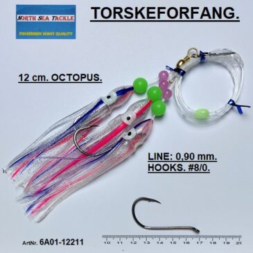 6A01-12211. 12 cm. OCTOPUS FORFANG