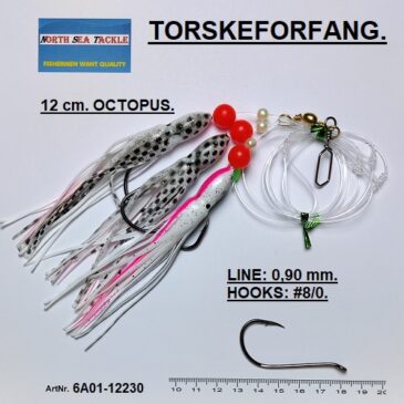 6A01-12230. 12 cm. OCTOPUS FORFANG