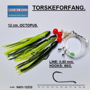 6A01-12232. 12 cm. OCTOPUS FORFANG