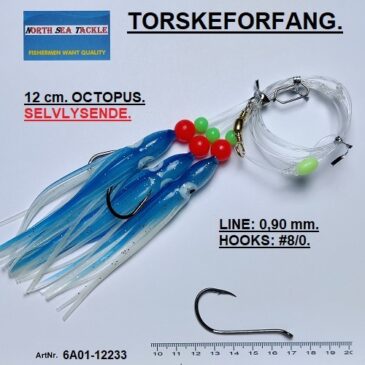 6A01-12233. 12 cm. OCTOPUS FORFANG