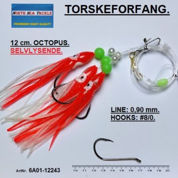6A01-12243. 12 cm. OCTOPUS FORFANG