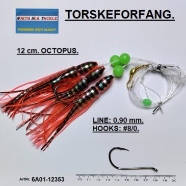 6A01-12353. 12 cm. OCTOPUS FORFANG