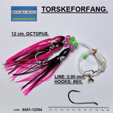 6A01-12364. 12 cm. OCTOPUS FORFANG