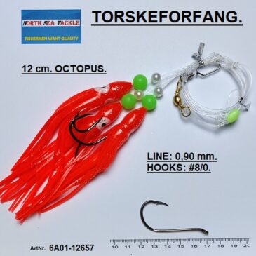 6A01-12657. 12 cm. OCTOPUS FORFANG