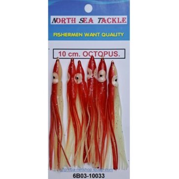6B03-10033. 10 cm. OCTOPUS SOFT LURE