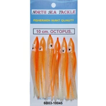 6B03-10045. 10 cm. OCTOPUS SOFT LURE