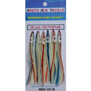 6B03-10118. 10 cm. OCTOPUS SOFT LURE