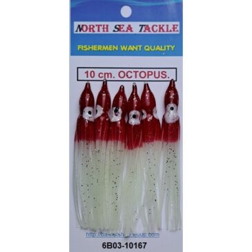 6B03-10167. 10 cm. OCTOPUS SOFT LURE