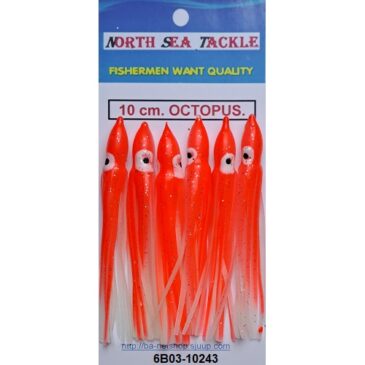6B03-10243. 10 cm. OCTOPUS SOFT LURE