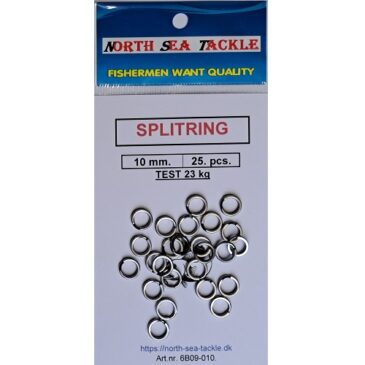 6B09-010. 10mm SPLITRING /SPRINGRING