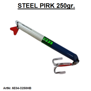 6E04-O250HB.250gr. STEEL PIRK