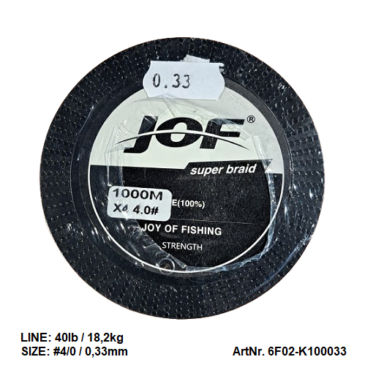 6F02-K100033. JOF FLETLINE 0,33mm