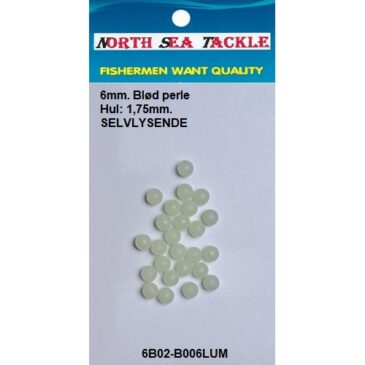 6B02-B006LUM. 6mm BLØD PERLE