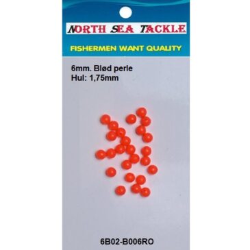 6B02-B006RO. 6mm. BLØD PERLE