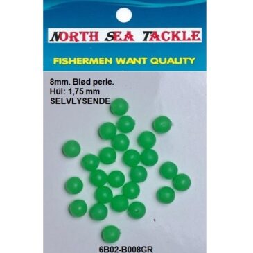 6B02-B008GR. 8mm. BLØD PERLE