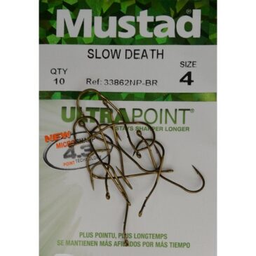 6C07-MU04. #4 MUSTAD SLOW DEATH