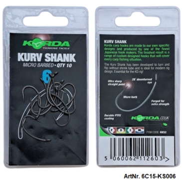 6C15-KS006. #6. KORDA KURV SHANK.